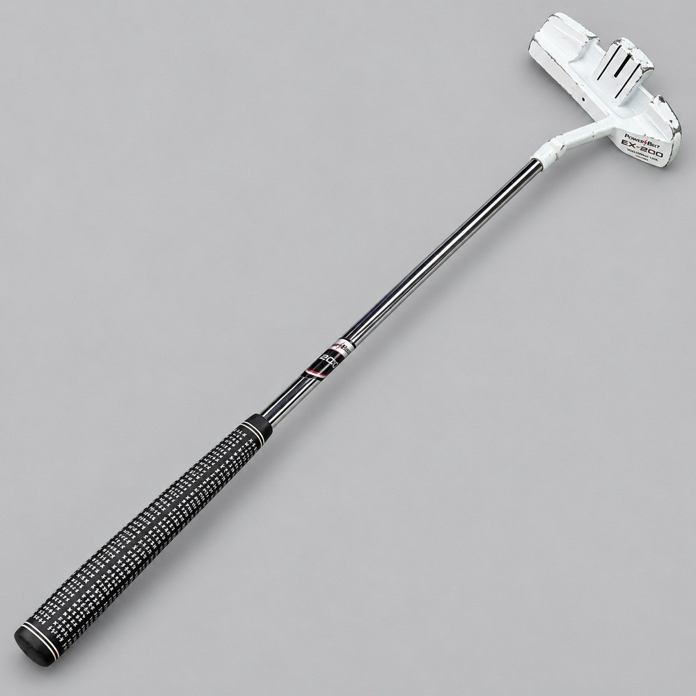 PowerBilt EX-200 Mallet Putter Right Hand White Alignment Golf Club
